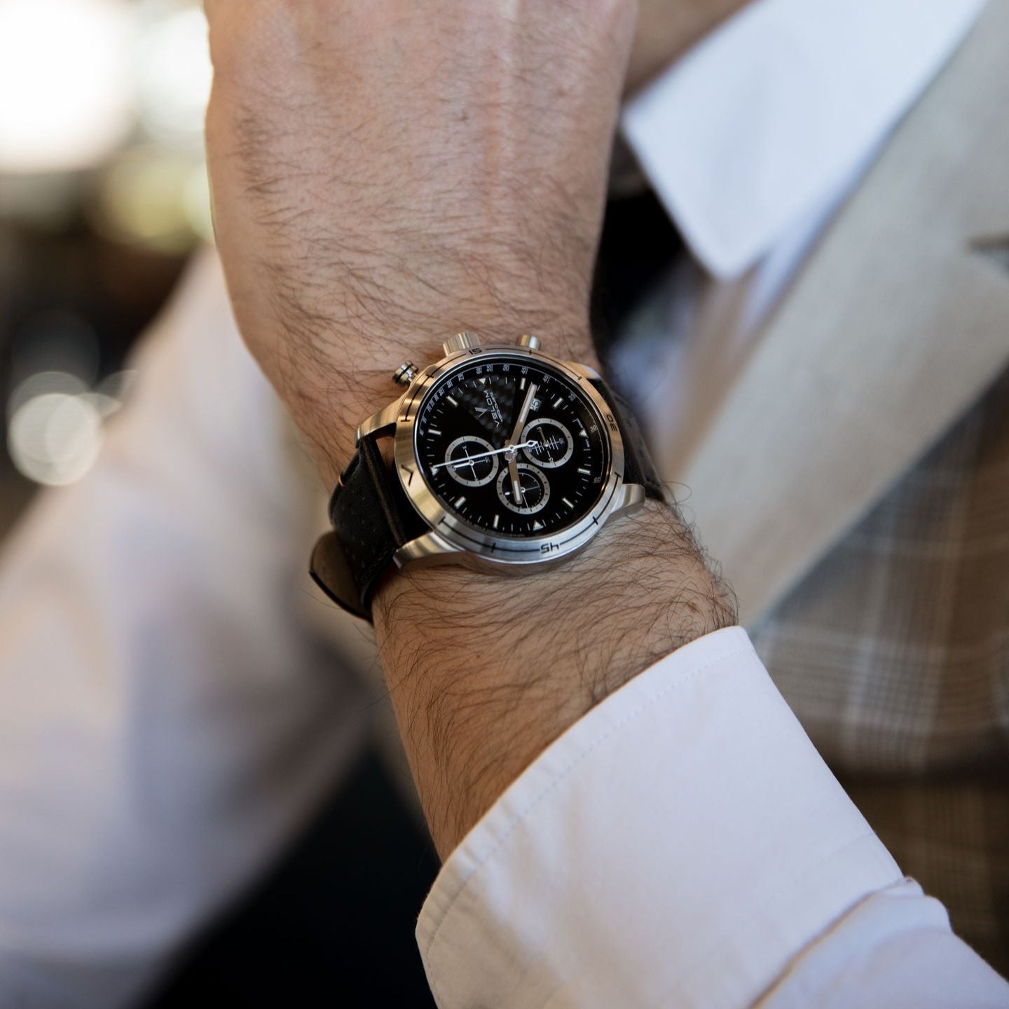 montre haut de gamme pour homme chronographe velom
