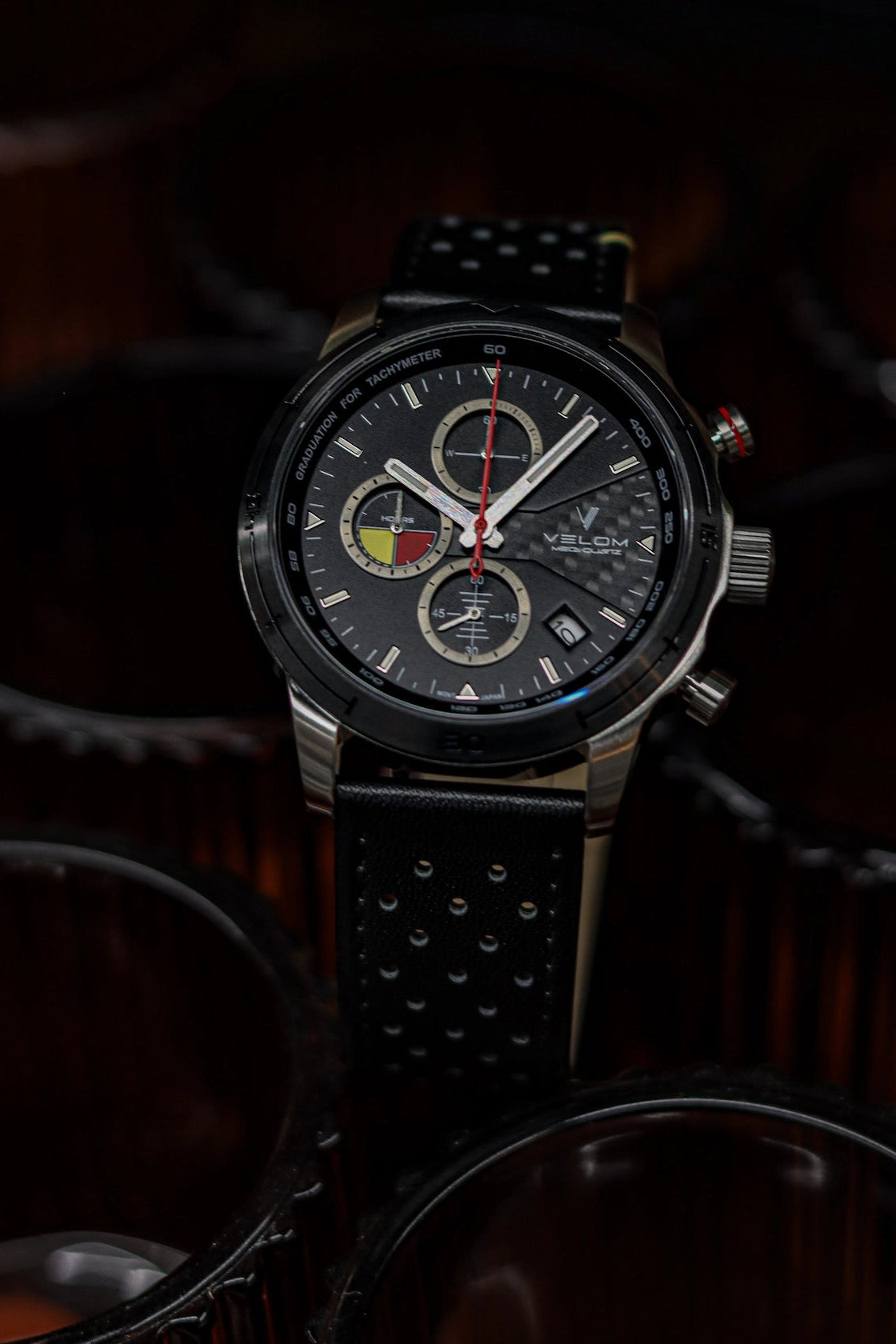 velom chronographe marque belge